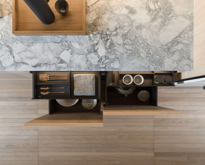 Kuchynský doplnok BLACK OAK DRAWERS AND PAN DRAWERS ACCESSORIES - fotografia č. 1