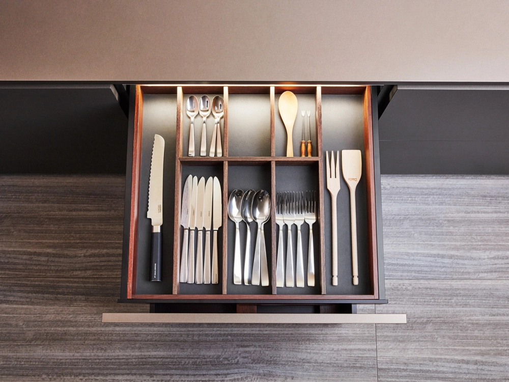 Kuchynský doplnok SMOKED OAK DRAWERS AND PAN DRAWERS ACCESSORIES - fotografia č. 5