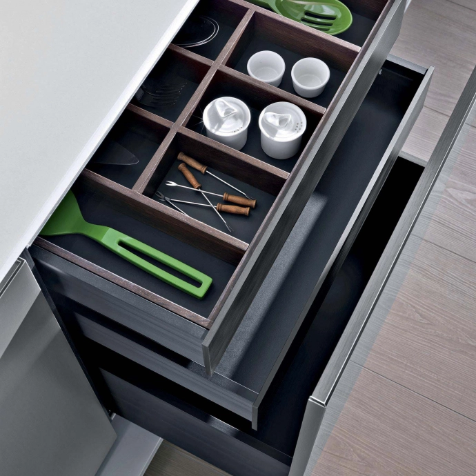 Kuchynský doplnok SMOKED OAK DRAWERS AND PAN DRAWERS ACCESSORIES - fotografia č. 2