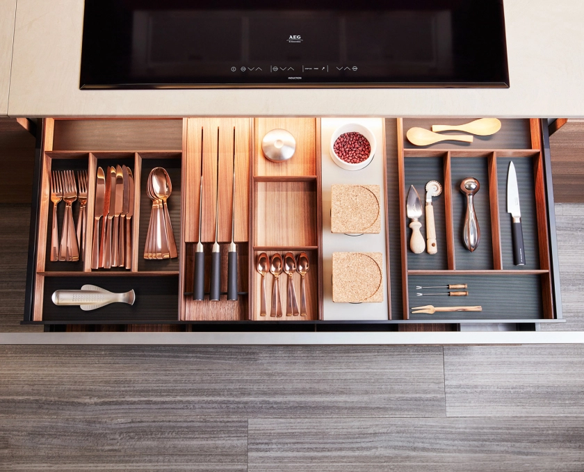 Kuchynský doplnok WALNUT DRAWERS ACCESSORIES - fotografia č. 1