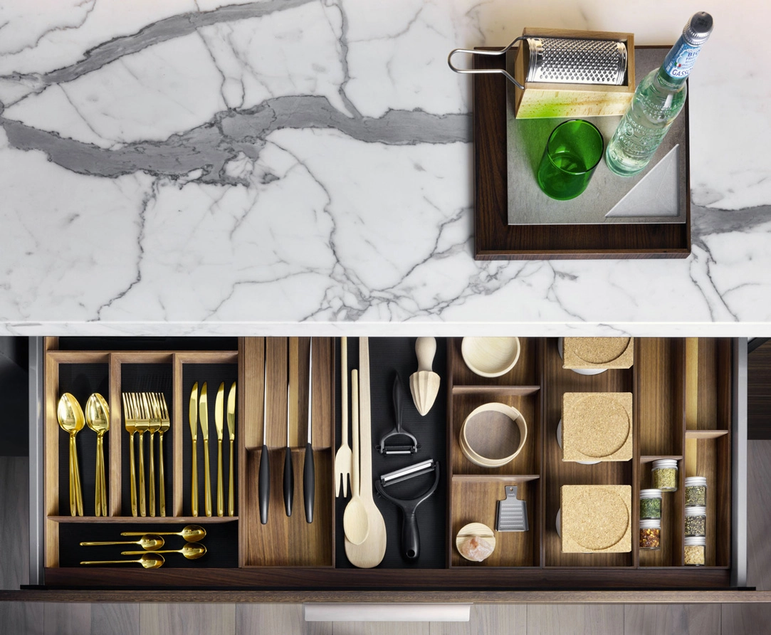 Kuchynský doplnok WALNUT DRAWERS ACCESSORIES - fotografia č. 7